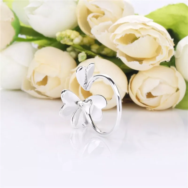 (bild till) PANDORA Moving Clover Ring 197949 - View 3