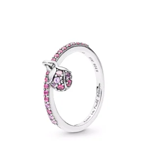 (bild till) Pandora Ring Persikoblomma Blomma - 198094Nccmx