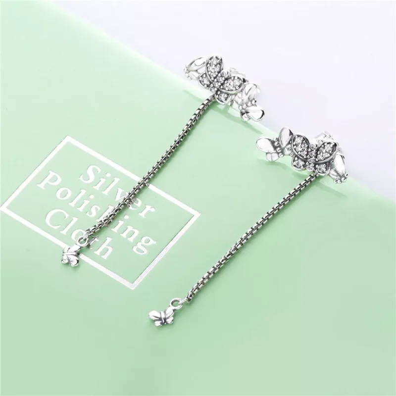 (bild till) Pandora Stiftörhängen Bedazzling Fjärilar - 297964Cz - View 2