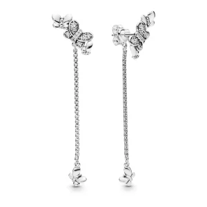 (bild till) Pandora Stiftörhängen Bedazzling Fjärilar - 297964Cz