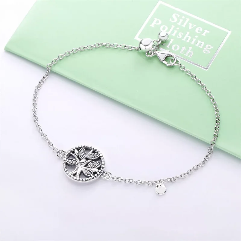 (bild till) PANDORA Tree of Life Armband 597776CZ - View 2