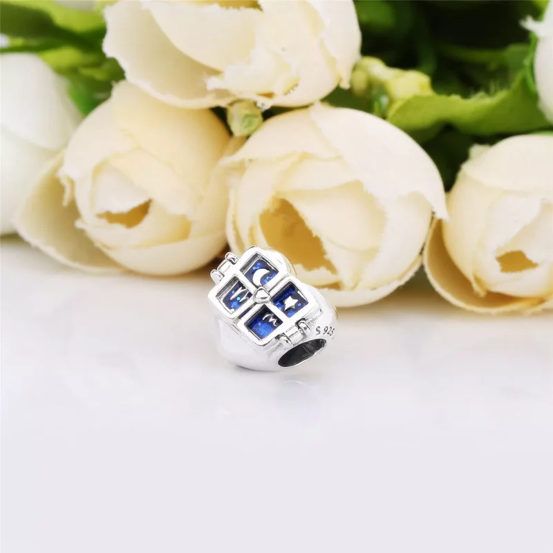 (bild till) PANDORA Window Heart Berlock 798006EN63 - View 3