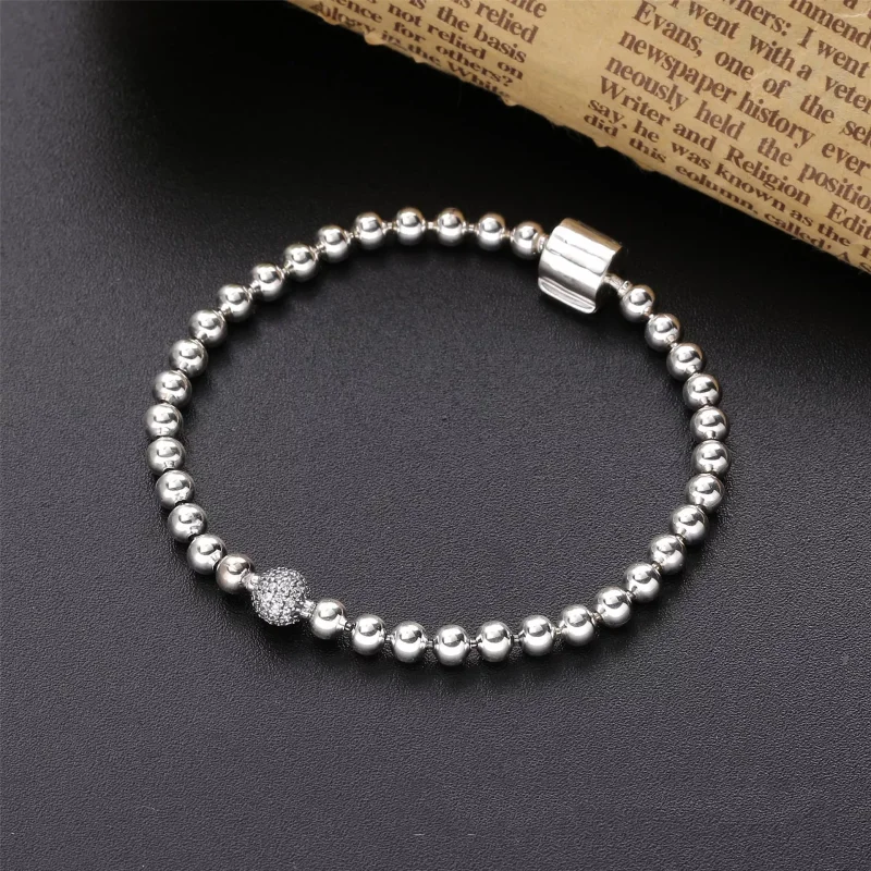 (bild till) Beads & Pavé Armband - 598342Cz - View 2