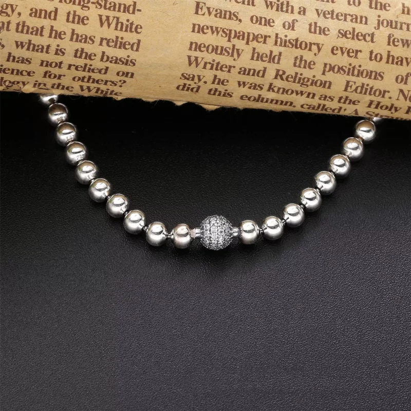 (bild till) Beads & Pavé Armband - 598342Cz - View 3