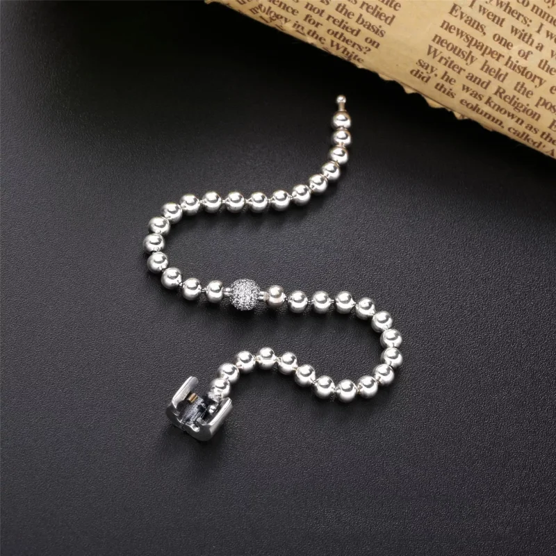(bild till) Beads & Pavé Armband - 598342Cz - View 4