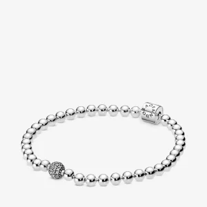 (bild till) Beads & Pavé Armband - 598342Cz