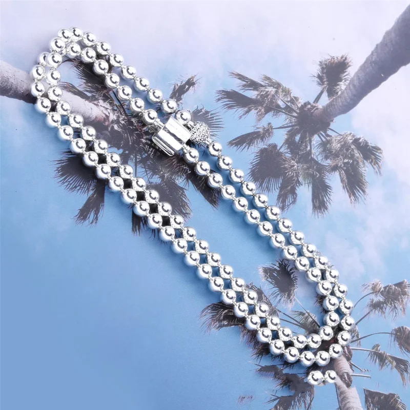 (bild till) Beads & Pavé Halsband - 398565C01 - View 3