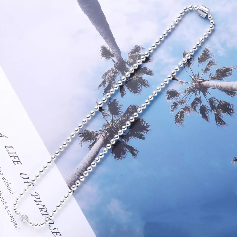 (bild till) Beads & Pavé Halsband - 398565C01 - View 4