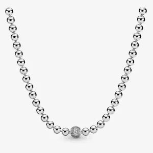 (bild till) Beads & Pavé Halsband - 398565C01