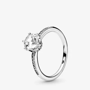 (bild till) Clear Sparkling Crown Ring - 198289Cz