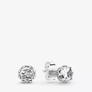 (bild till) Clear Sparkling Crown Stiftörhängen - 298311Cz