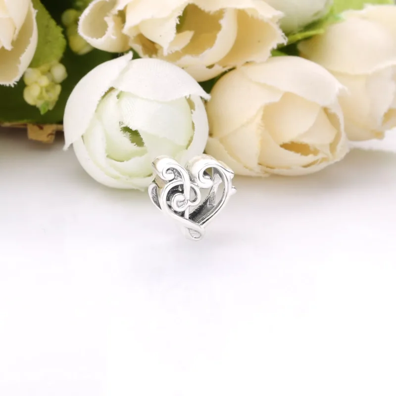 (bild till) Heart Treble Clef Berlock - 798346 - View 2
