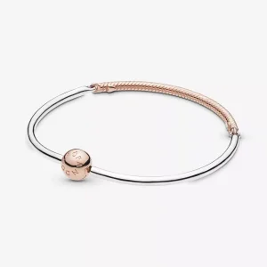 (bild till) Pandora Armring Tre-Länk 14 Karat Roséguld - 588143