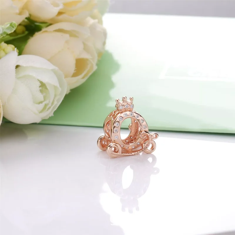 (bild till) Pandora Berlock Crown O -Vagn 14 Karat Roséguld - 788129Cz - View 2