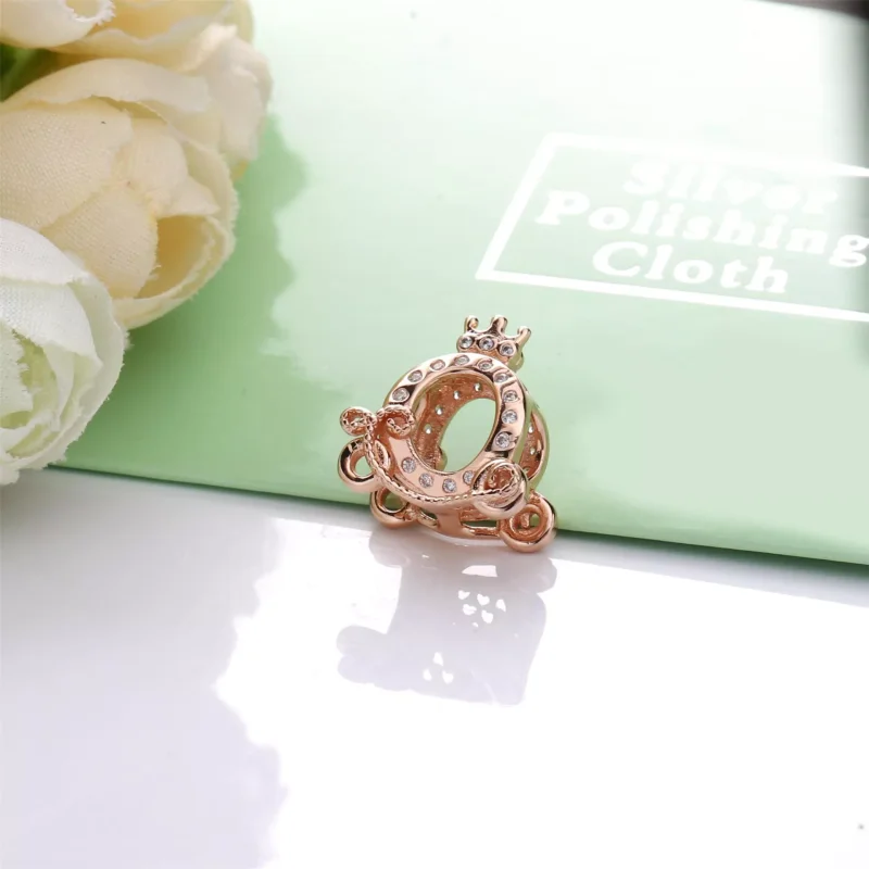 (bild till) Pandora Berlock Crown O -Vagn 14 Karat Roséguld - 788129Cz - View 4