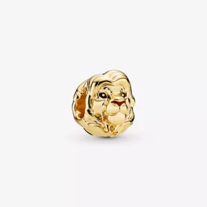 (bild till) Pandora Berlock Disney, Lejonkungen Simba 14 Karats Guldpläterad - 768049Enmx