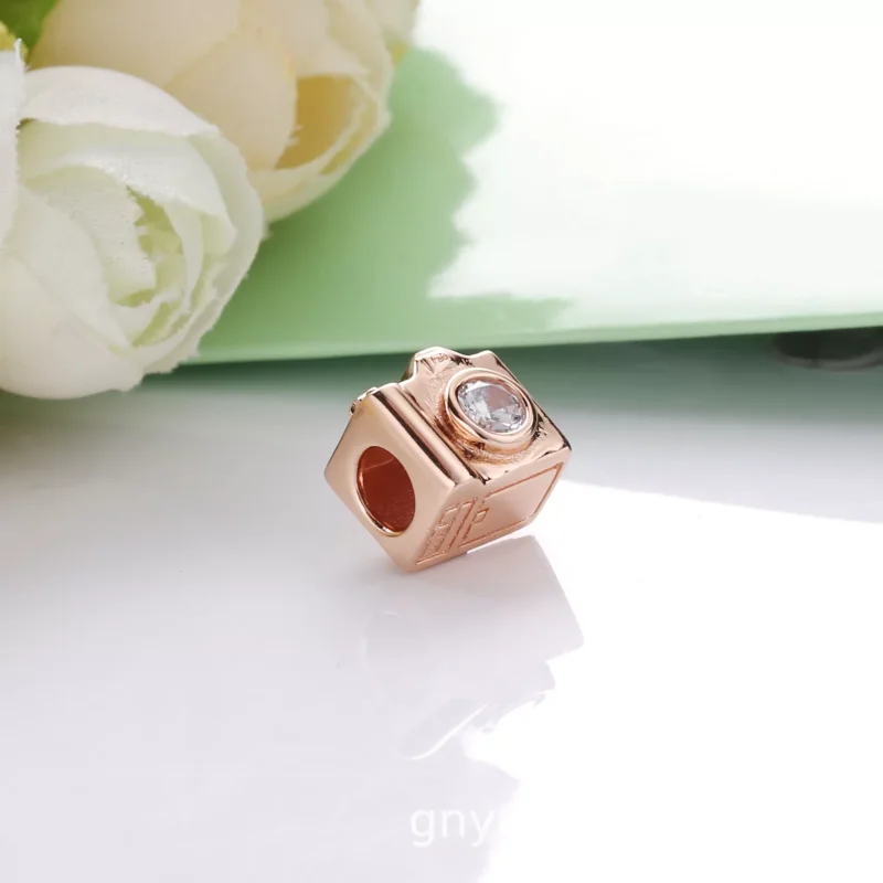 (bild till) Pandora Berlock Kamera 14 Karat Roséguld - 787986Cz - View 5