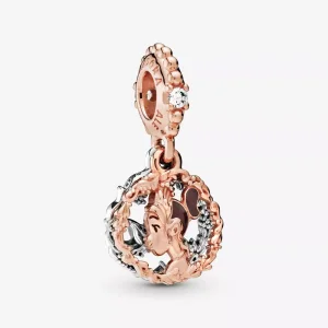 (bild till) Pandora Hängberlock Disney, Prinsessan Tiana 14 Karat Roséguld - 788234Cz