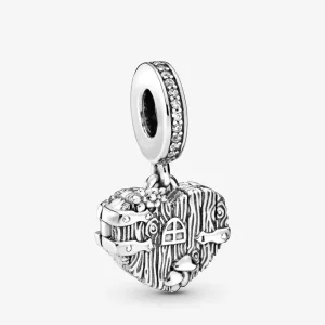 (bild till) Pandora Hängberlock Hem Sweet Heart - 798284Cz