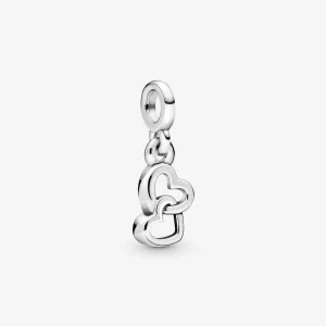 (bild till) Pandora Me Chained Hearts Minihängberlock - 798380