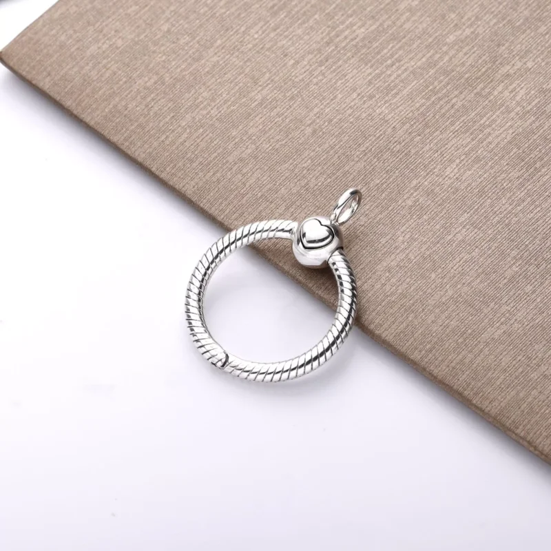 (bild till) Pandora Moments Small O Pendant - 398296 - View 2