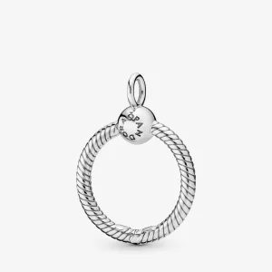 Pandora Moments Small O Pendant - 398296 (bild till) Pandora Moments Small O Pendant - 398296