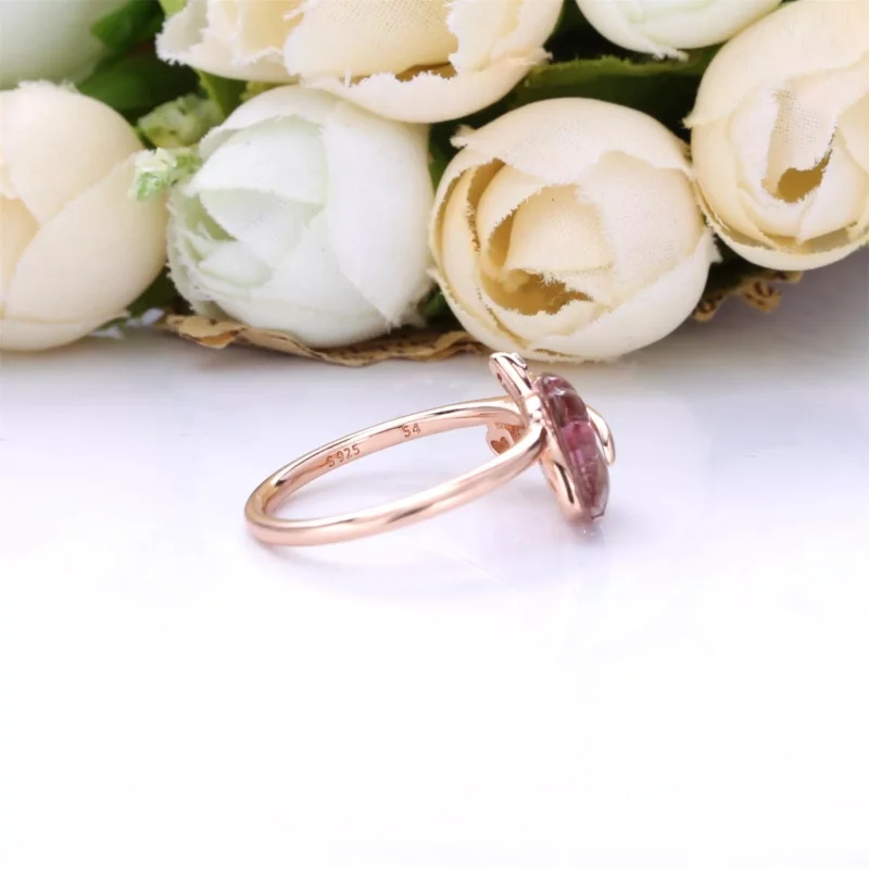(bild till) Pandora Ring Rosa Murano -Glasblad - 188319Pmu - View 4