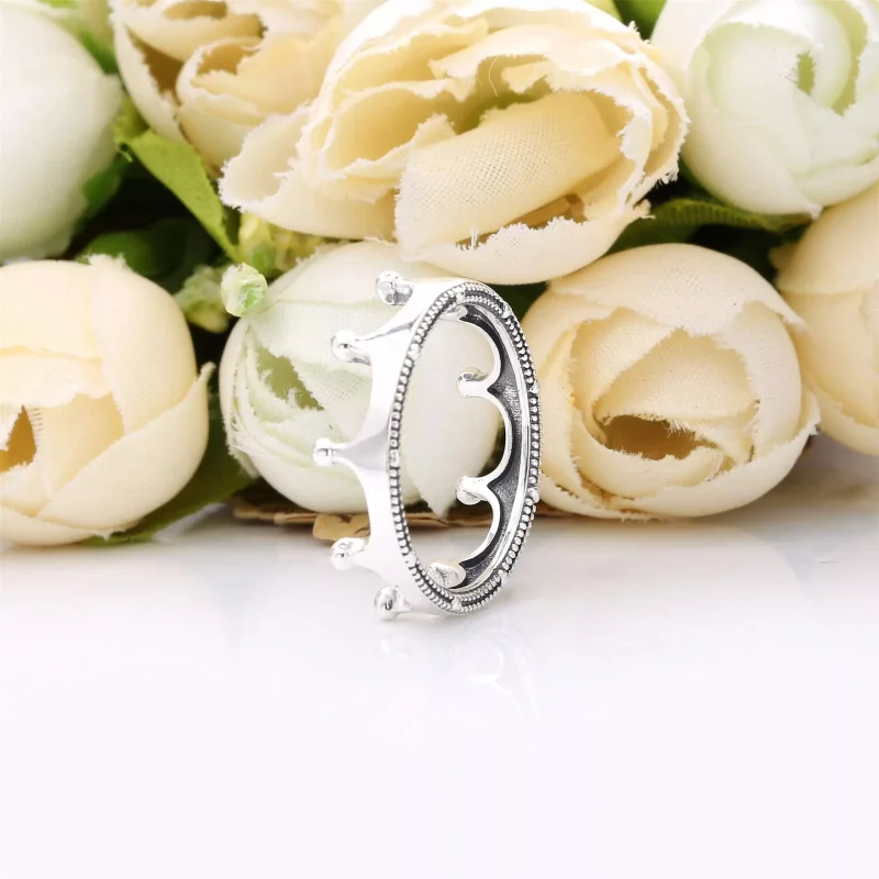 (bild till) Polished Crown Ring - 198599C00 - View 3