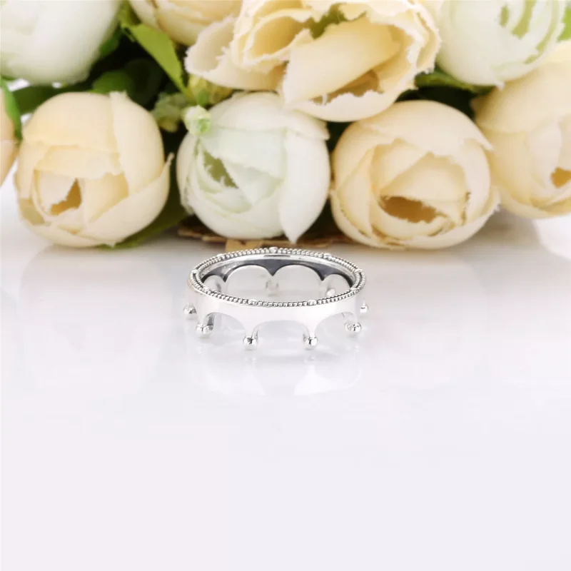(bild till) Polished Crown Ring - 198599C00 - View 5