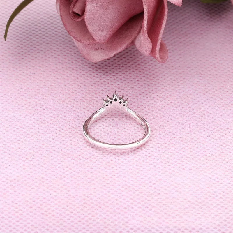 (bild till) Tiara Wishbone Ring - 198282Cz - View 4