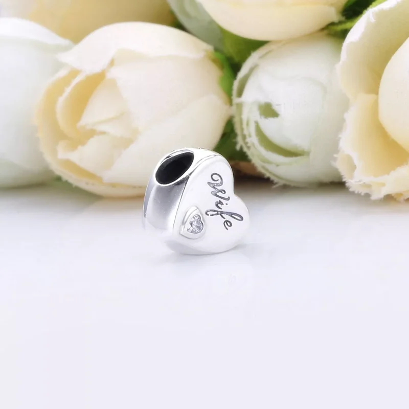 (bild till) Wife Love Heart Berlock - 798249Pcz - View 3