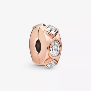 (bild till) Pandora Klämstopp Geometriska Former 14 Karat Roséguld - 788429C01