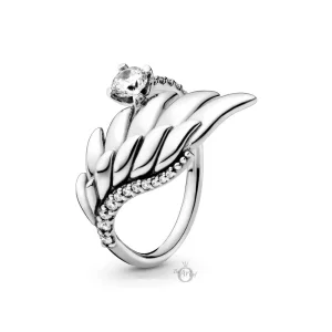 (bild till) Pandora Ring Mousserande Änglavingar - 198519C01