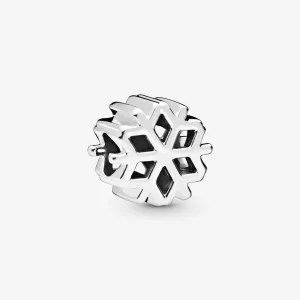 (bild till) Polerad Snöflinga Berlock - 798469C00