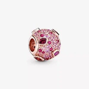 (bild till) Pandora Berlock Kyss Pavé 14 Karat Roséguld - 788702C01