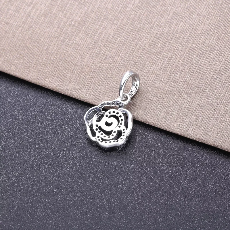 (bild till) Pandora Halsband Skimrande Ros - 390368Cz-90 - View 4