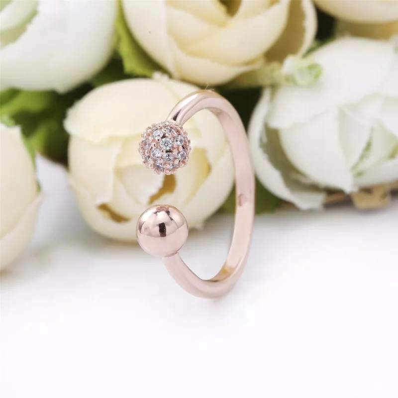 (bild till) Ring Med Polerade Pärlor - 188316Cz - View 2