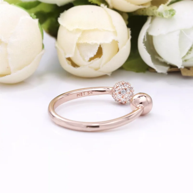 (bild till) Ring Med Polerade Pärlor - 188316Cz - View 3