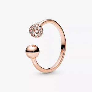 (bild till) Ring Med Polerade Pärlor - 188316Cz