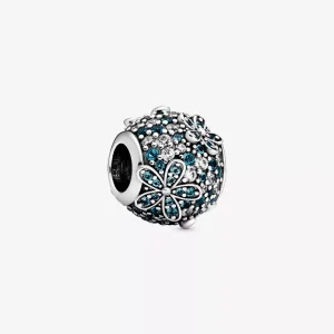 (bild till) Blågrön Pavé Tusensköna Berlock - 798797C01