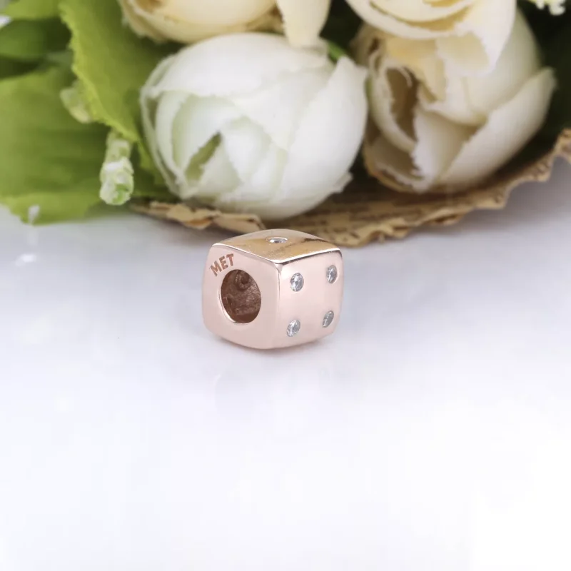 (bild till) Pandora Berlock Bländande Nöt 14 Karat Roséguld - 781269C01 - View 2