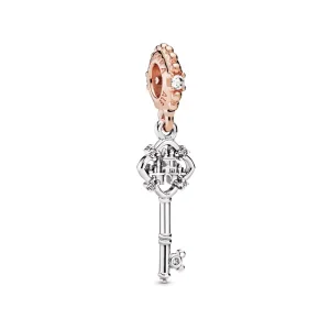 (bild till) Pandora Hängberlock Disney, Parks Nyckel 14 Karat Roséguld - 788226Cz