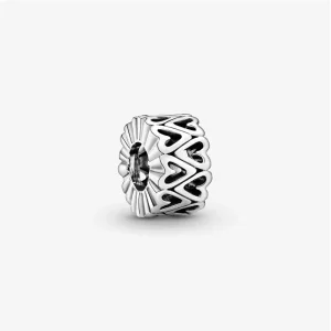 (bild till) Pandora Mellanled Openwork Freehand Hjärta - 798694C00