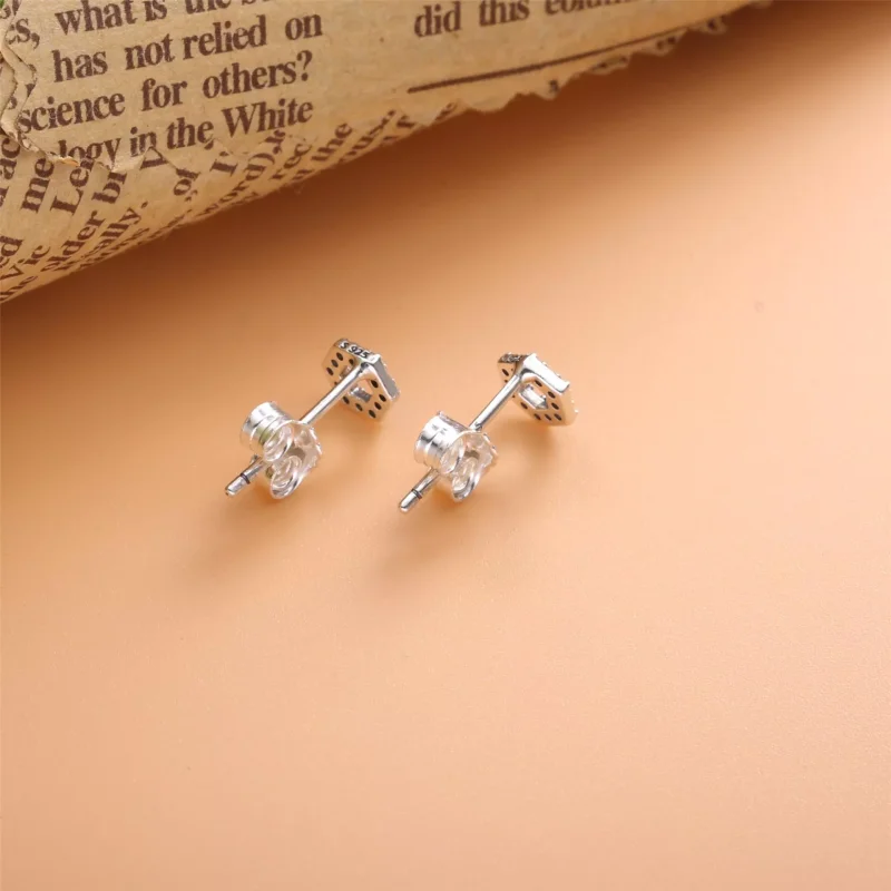 (bild till) Pandora Stiftörhängen Mousserande Honeycomb Hexagon - 298800C01 - View 4