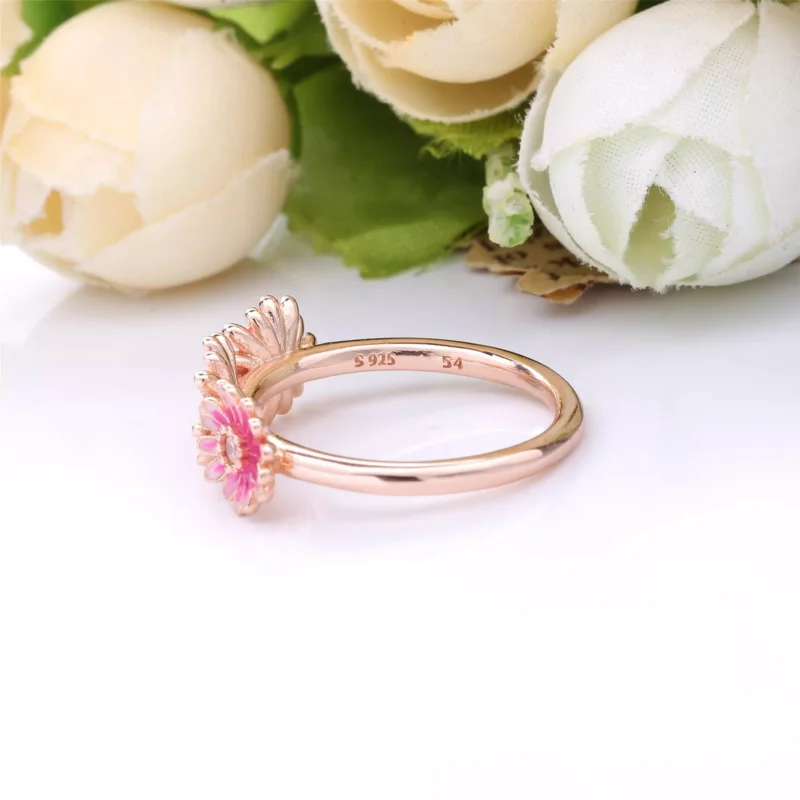 (bild till) Ring Med Rosa Tusenskönor - 188792C01 - View 4