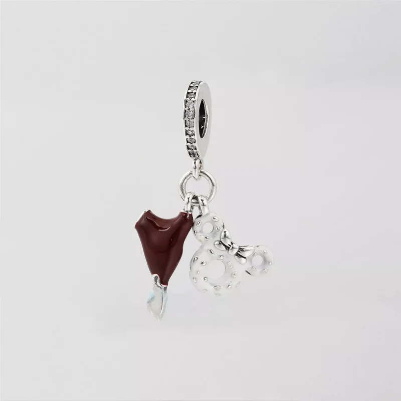 (bild till) Pandora Hängberlock Disney Park Glass & Munk - 798894C01 - View 2