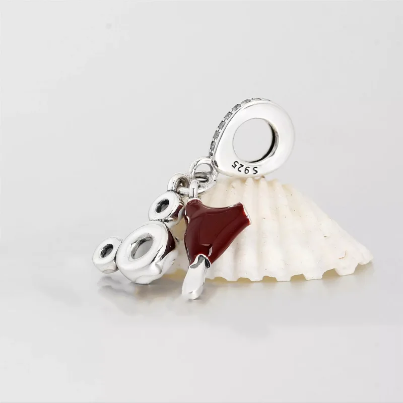 (bild till) Pandora Hängberlock Disney Park Glass & Munk - 798894C01 - View 3
