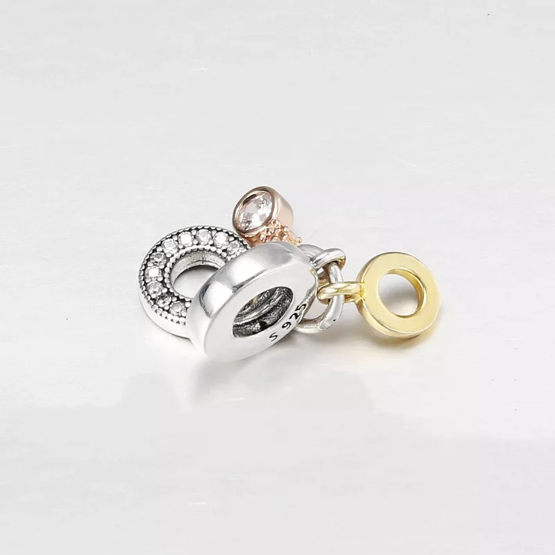 (bild till) Pandora Hängberlock Trippelmonogram Och Logotyp - 769044C01 - View 2