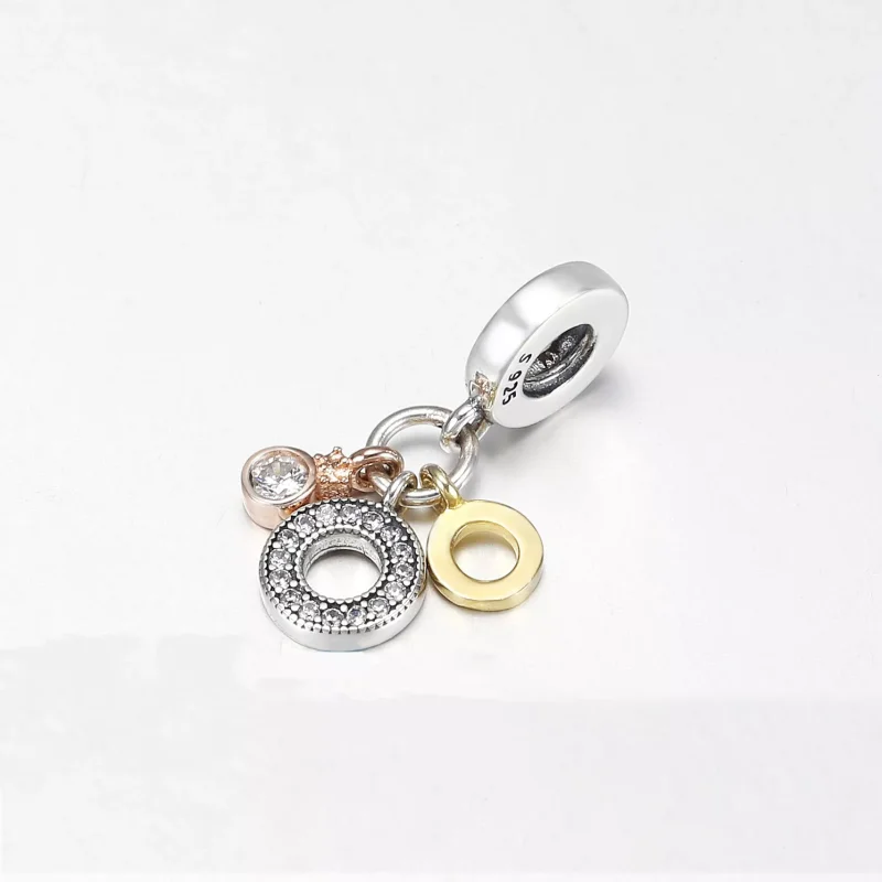 (bild till) Pandora Hängberlock Trippelmonogram Och Logotyp - 769044C01 - View 3