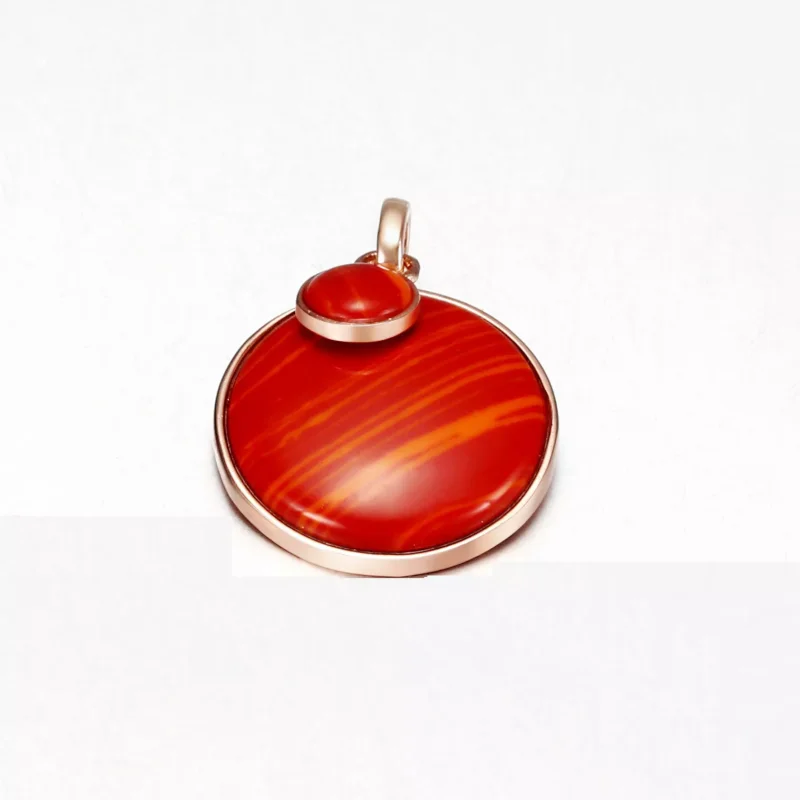 (bild till) Pandora Hängsmycke Rött Murano -Glas 14 Karat Roséguld - 388148Rmu - View 3